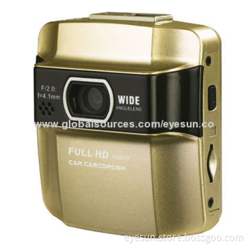 New Design Full HD Dash Drive Cam with 1,080-pixel Resolution, G-sensor and Night Vision